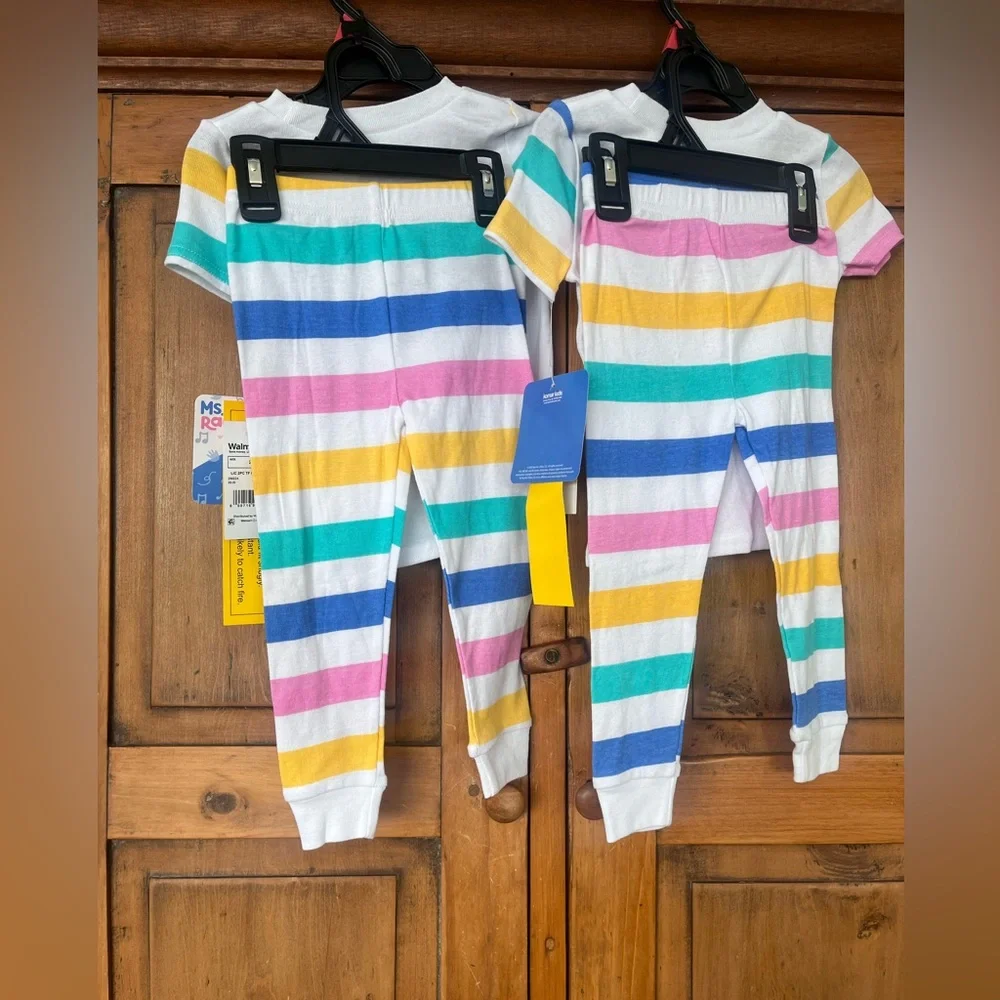NWT - 2 Twin Girl’s 2T Ms. Rachel Pajamas - Picture 2 of 2